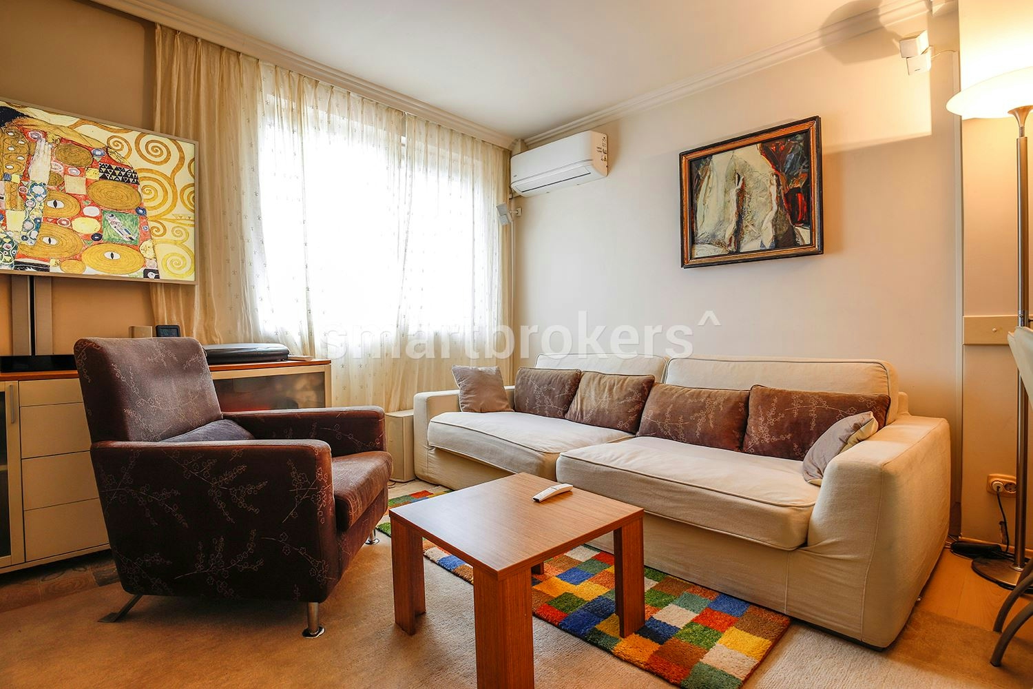 Spacious two bedroom apartment with two separate entrances for sale in top city centre of Sofia